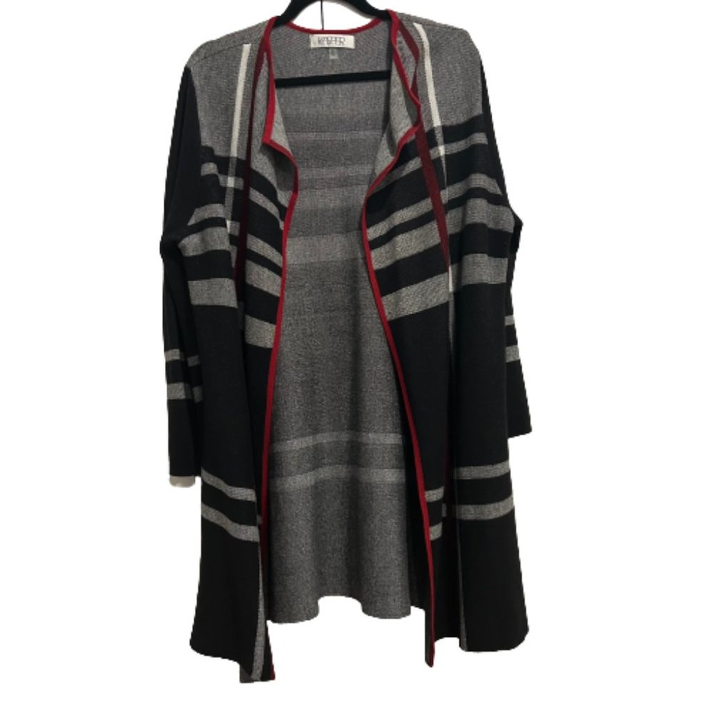 Kasper Plaid Cardigan Women’s Size XL